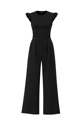 Image of Lightweight Black Jumpsuit