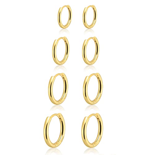 Image of Gold Hoop Earrings
