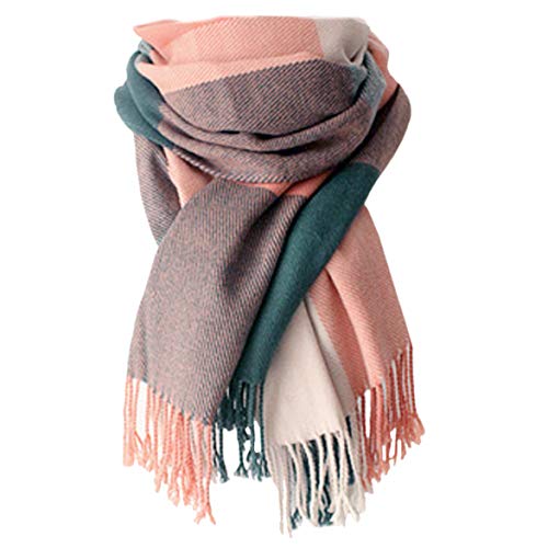 Image of Fall Scarf Pink Plaid