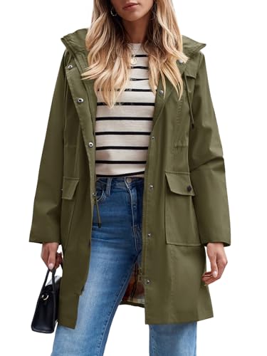 Image of Waterproof Rain Jacket  Trench Coat