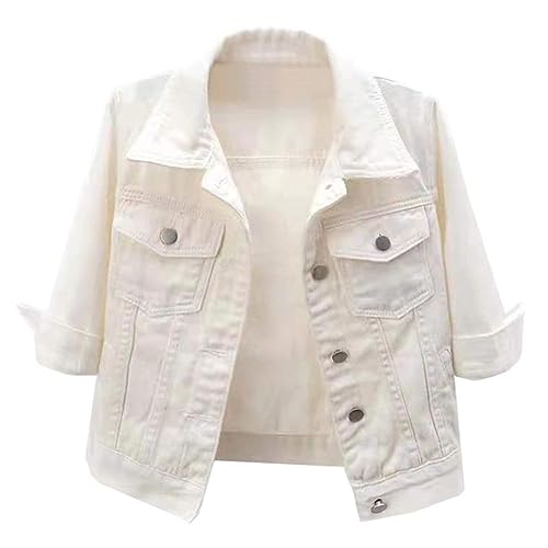 Image of Denim Jacket in White