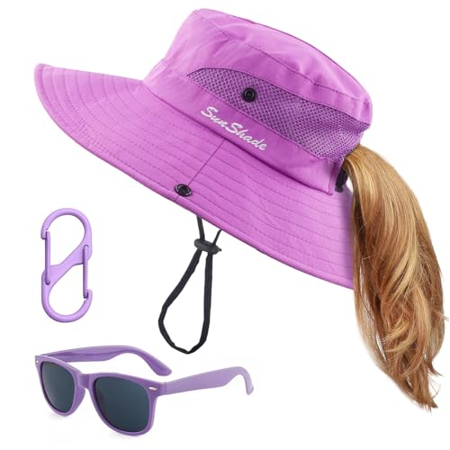 Image of Sun Hat and a Pair of Kid-Friendly Sunglasses