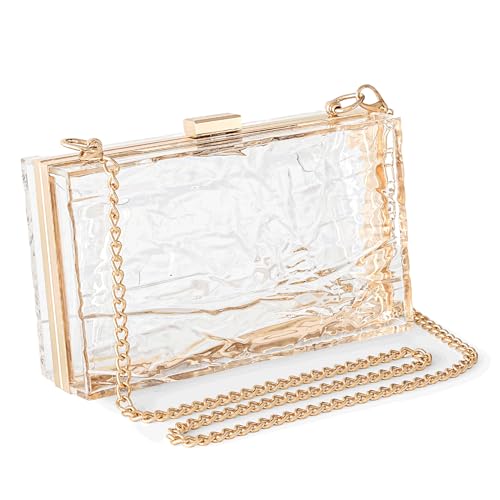 Image of Clear Acrylic Evening Clutch