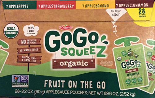 Image of GoGo SqueeZ Organic Applesauce Variety Pack