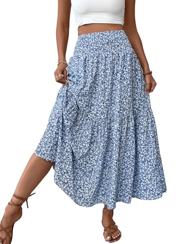Image of Boho Long Skirt With Pockets