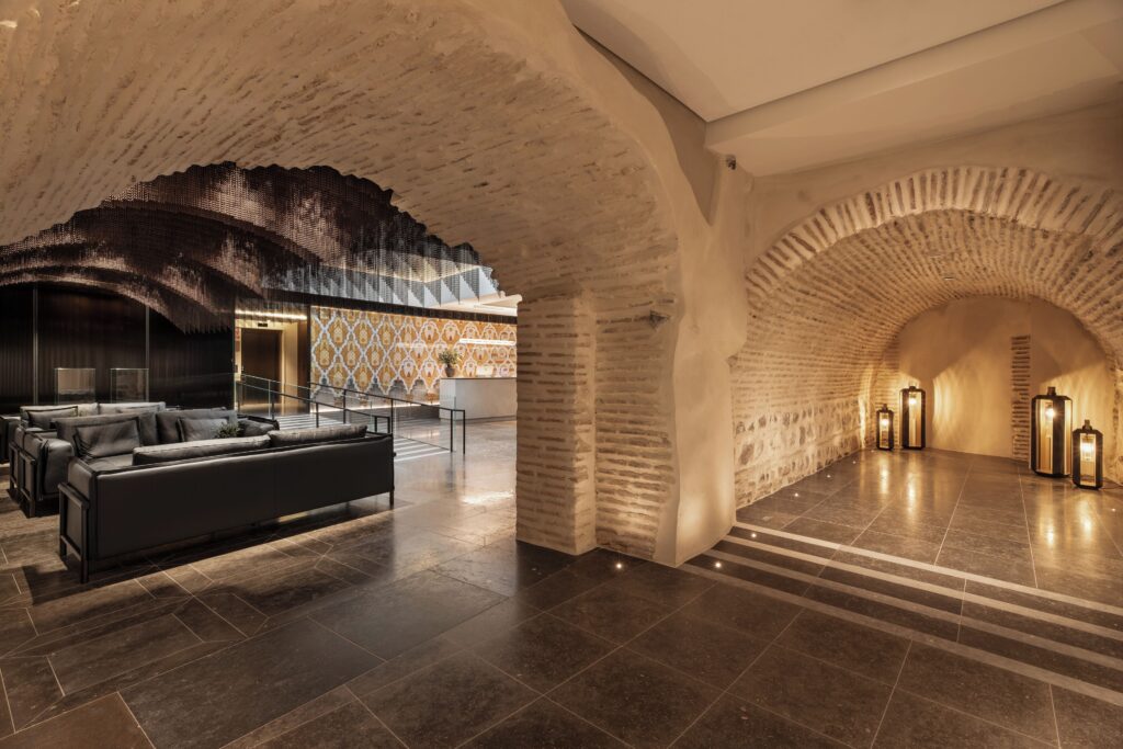 Reception at Áurea Toledo Hotel in historic Toledo, Spain