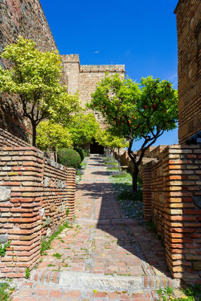 Alcazaba in Malaga, Spain