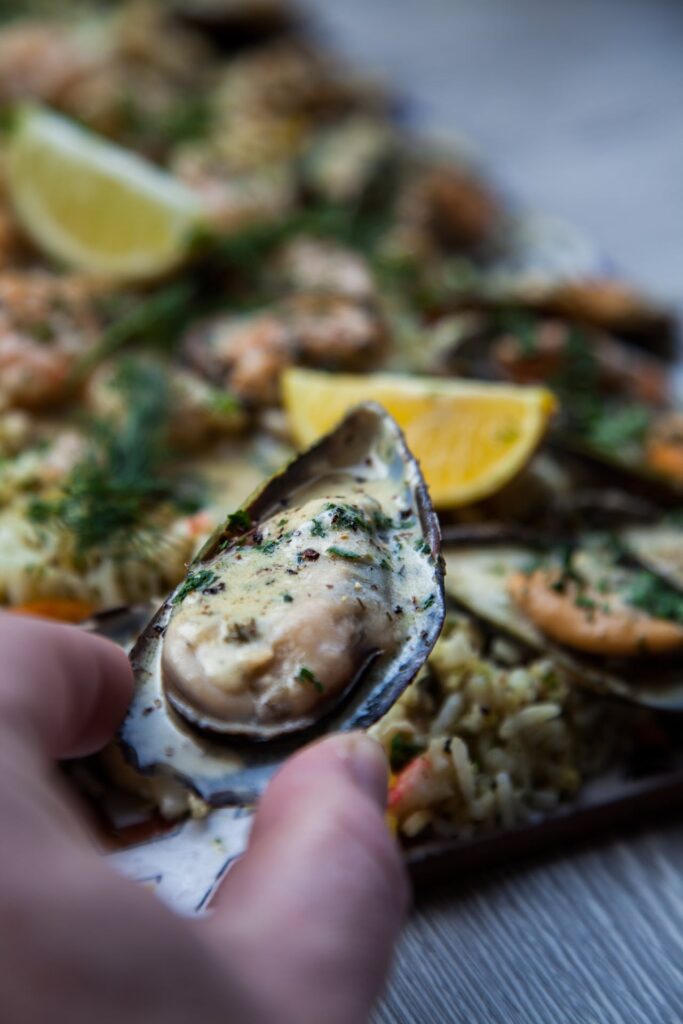 Oyster tapas in Madrid
