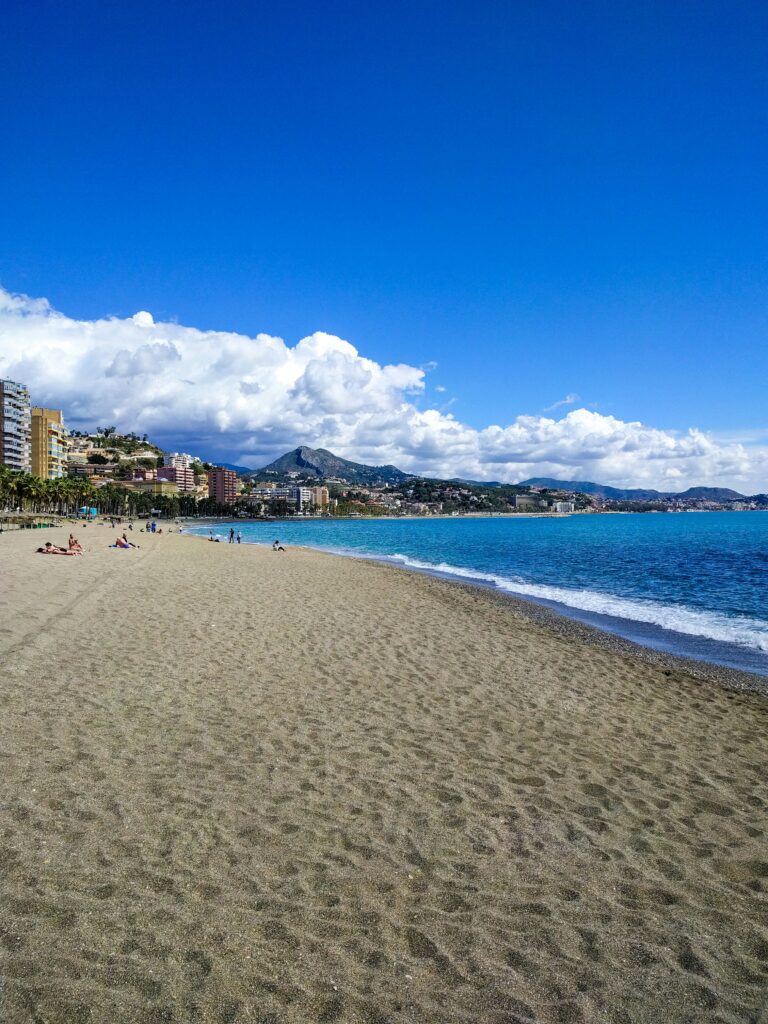 La Malagueta beach, one of the best beaches in Malaga