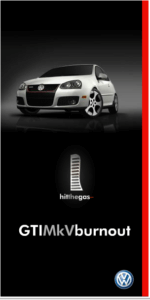 Volkswagen GTIMkV burnout bannerflow examples